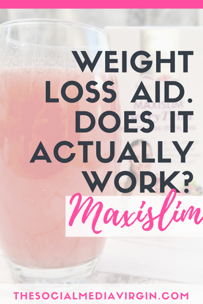 How to lose weight with an added help - Maxislim Berry weight loss aid drink review | The Social Media Virgin - Mature Lifestyle Blog