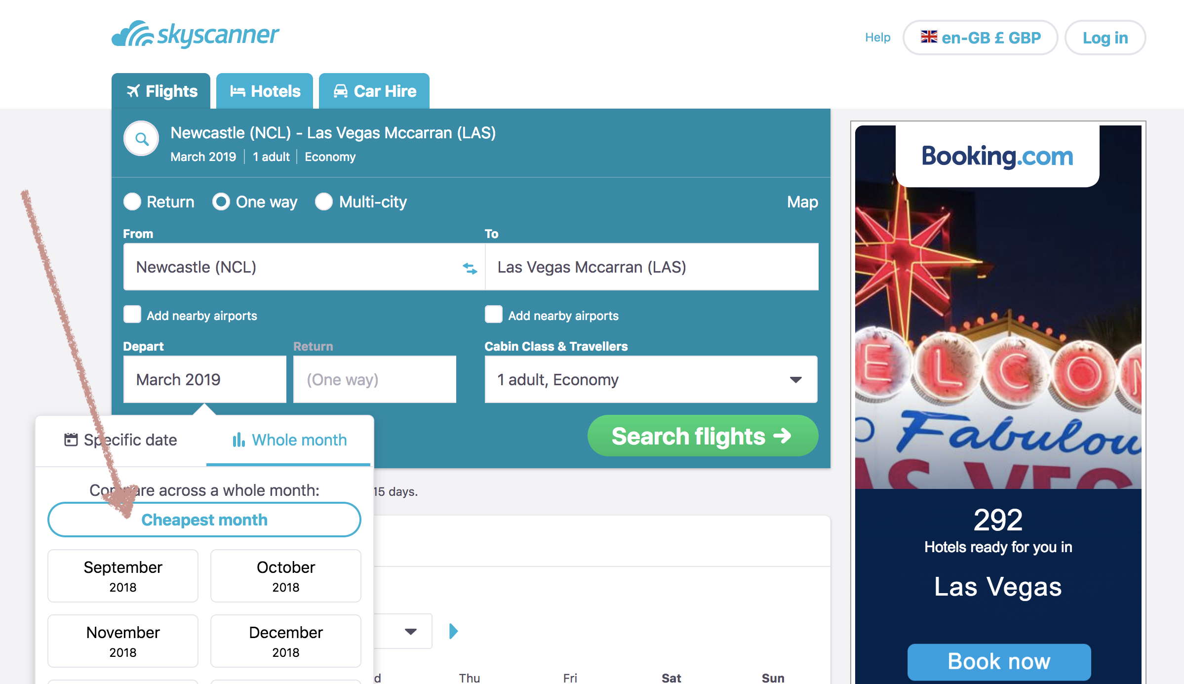 Skyscanner Search - cheapest month | How to find cheap flights and holidays online | Travel tips and tricks, guide | The Social Media Virgin Travel and Lifestyle Blog